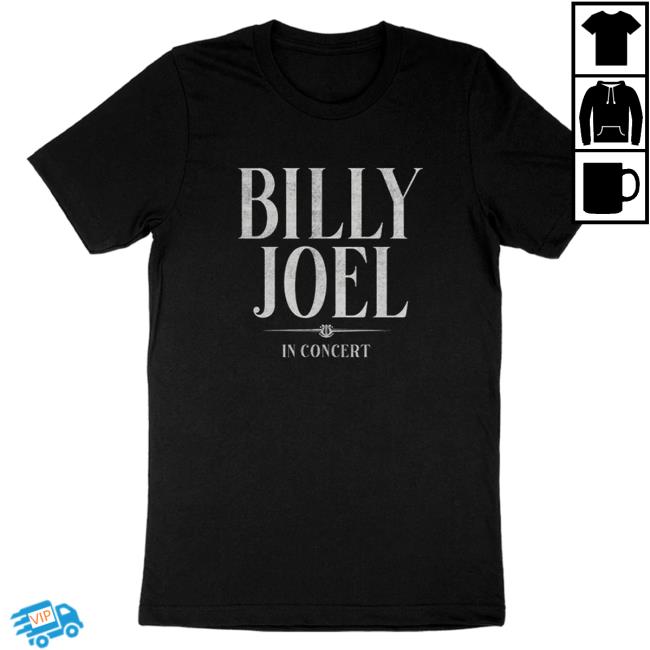 Official Billy Joel Merch Store Billy Joel "9-10-23 MSG New York Event" Black Attractive Shirt Billy Joel Shop BillyJoel
