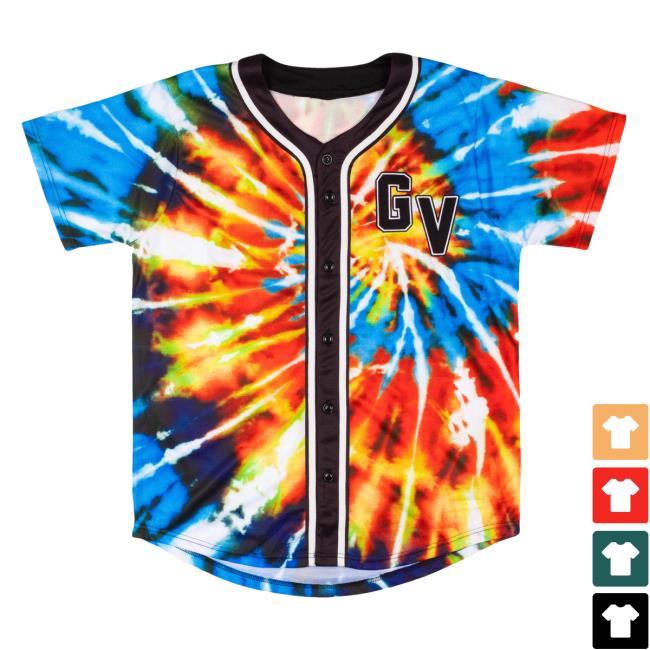 Slander Merch Store Gud Vibrations Tie Dye Jersey Top Shirt
