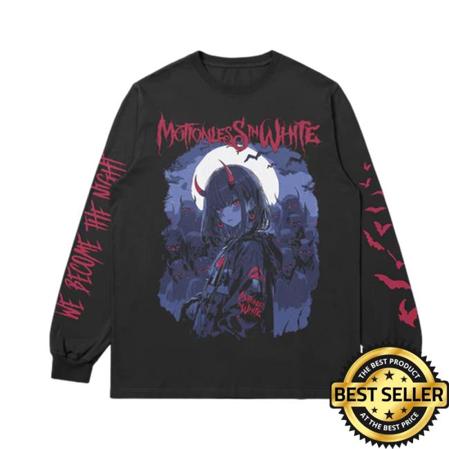 Official We Become The Night Long Sleeve Tees