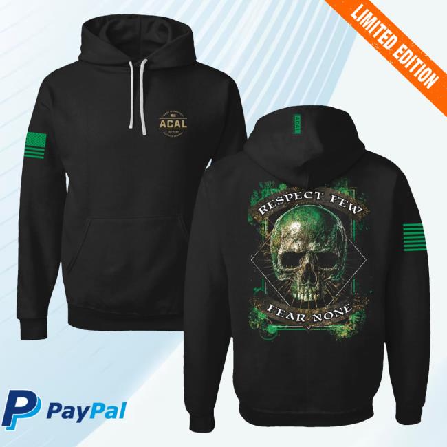 Official Acal Clothing Shop Merch Fear None Pull Over Hoodie