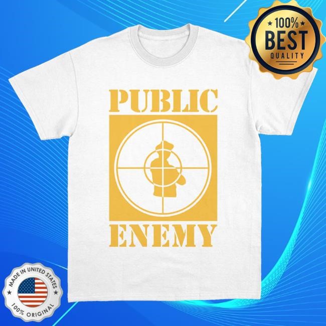 Official Def Jam Store Public Enemy: Sniper Logo Classic White New Shirt