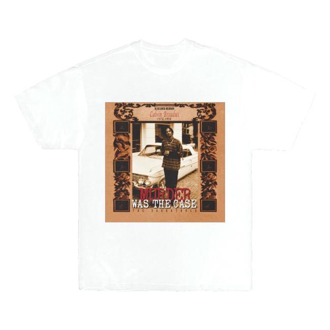 Snoop Dogg Murder Was The Case Album Cover 30 Year Anniversary Tee Shirt Snoopermarket