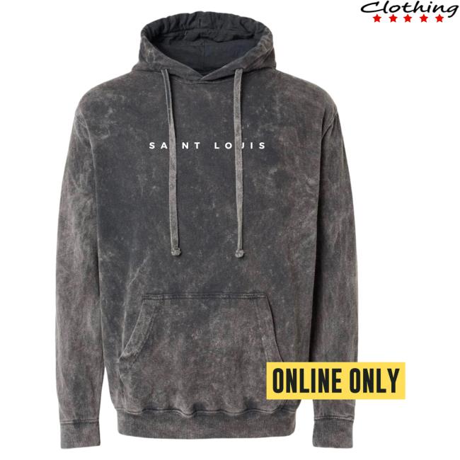 Official Arch Apparel Saint Louis Mineral Wash Crew neck Sweatshirt Grey Mineral Wash ArchApparel