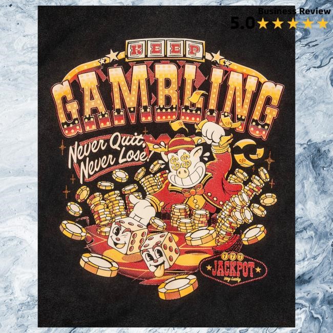 Cool Shirtz Gambling T-Shirt Las Vegas Strip Vibe
