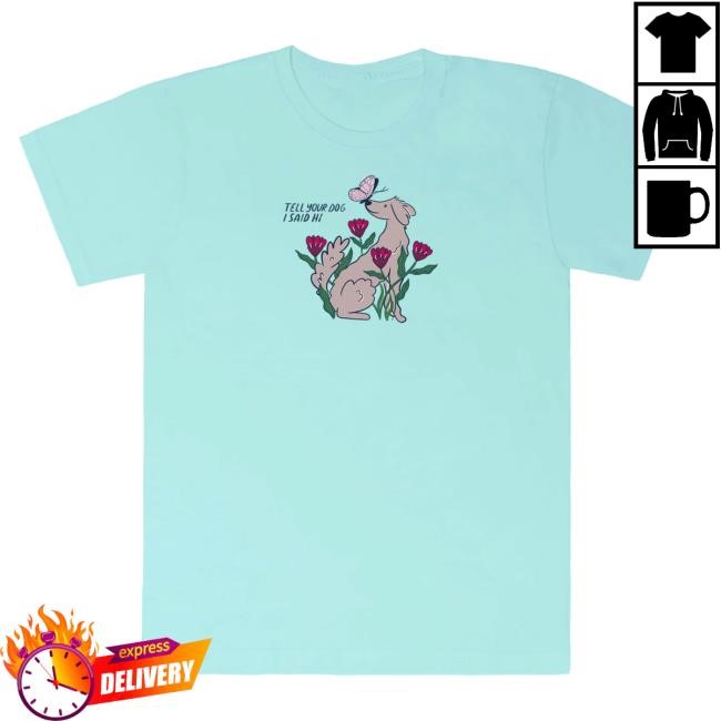 We Rate Dogs Merch Butterfly and Blooms Top Shirt - Mint WeRateDogs