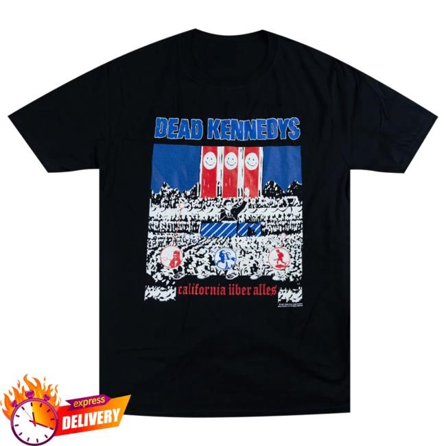 Hello Merch Dead Kennedys California Uber Alles Black Top Shirt HelloMerch