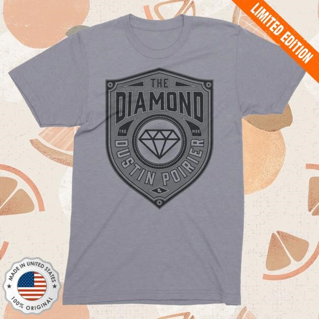 Official Dustin Poirier Merch Dustin Poirier Diamond Shield Shirt