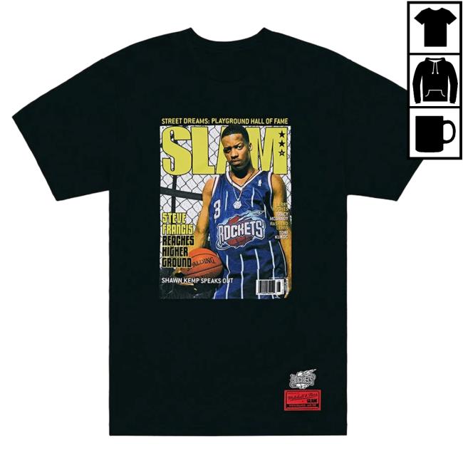 Official SLAM Cover Shirt New - Steve Francis (SLAM 44)