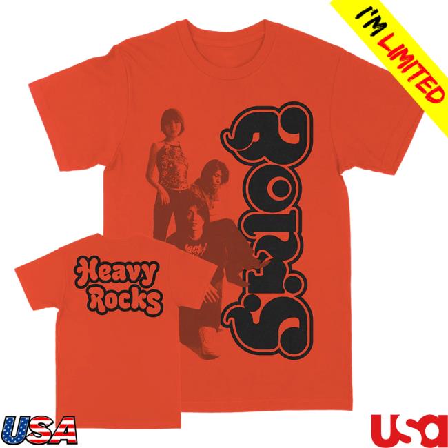 Death Wish Store Deathwish Inc Boris Heavy Rocks Band Orange New Shirt Deathwishinc