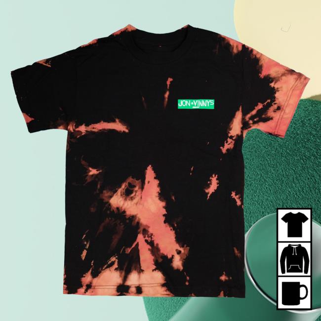 Official Jon And Vinny's Sign Tee Reverse Tie Dye Shirt 2023 Muticolor Jonandvinnys