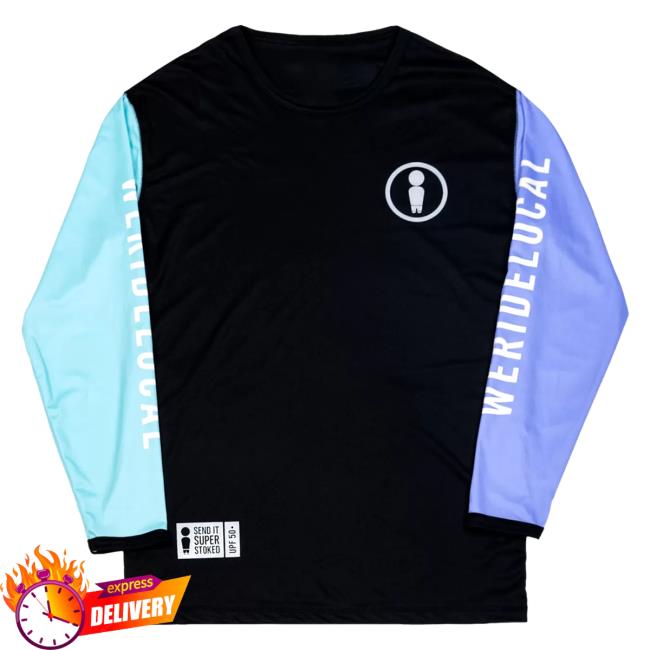 Official We Ride Local x FullSend Mobe Long Sleeve Top Shirt Rash Vest