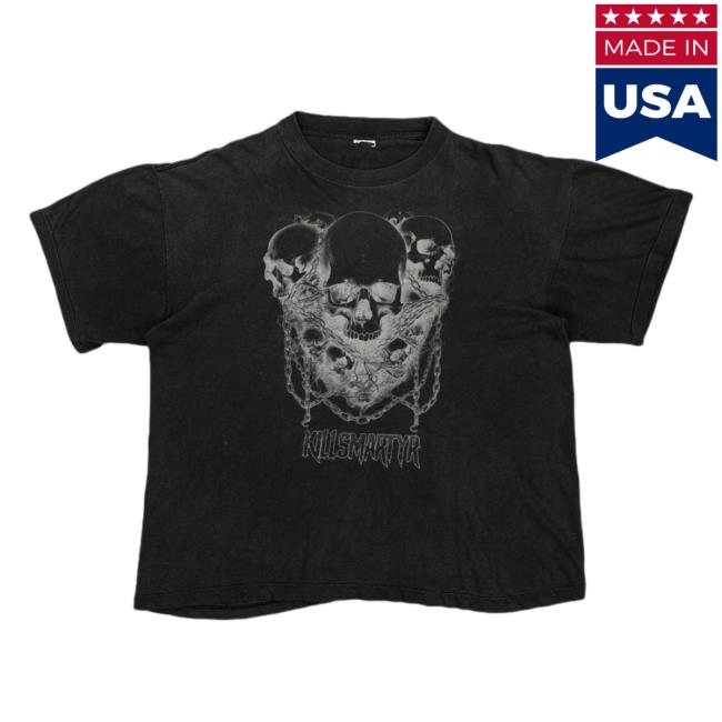 Official Killsmartyr Clothing Killsmartyr Chain Skulls Tees