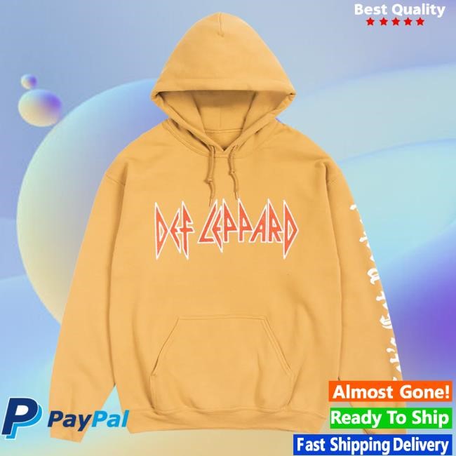 Official Def Leppard Merch Store Clothing The Summer Stadium Tour 2024 Attractive Hoodie DefLeppard