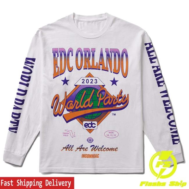 Official Insomniac Merch Shop EDC Tinker Field Lineup LS