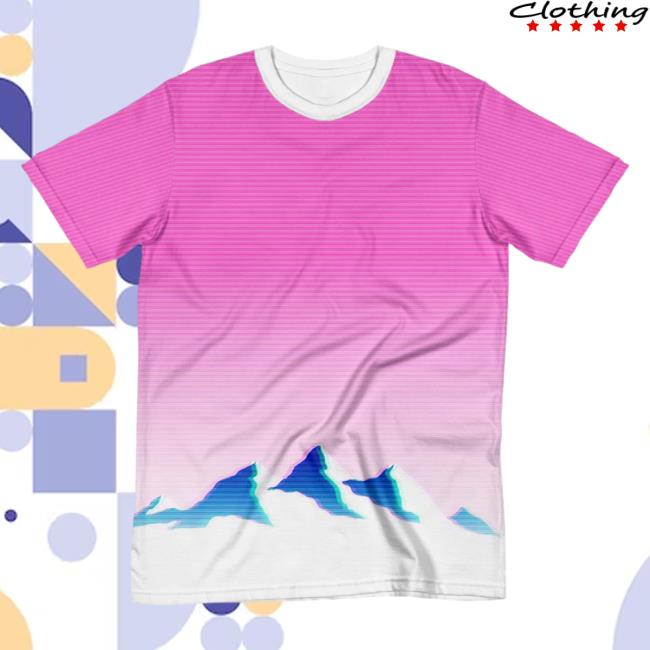 Official Mountain Gradient Aop Hot Shirt 3D All Over Print