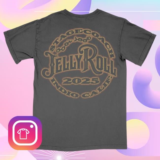 Official Jelly Roll Merch Store Jelly Roll Stagecoach Event T Shirt