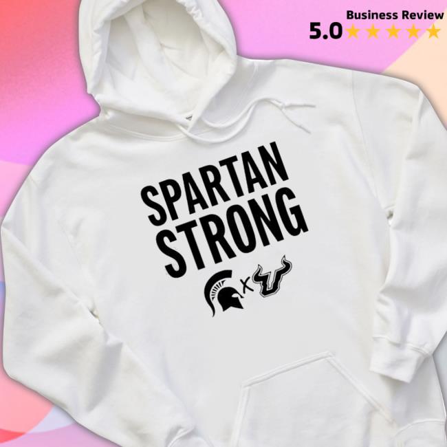 Official 2023 South Florida Michigan State Spartan Strong Sweatshirts