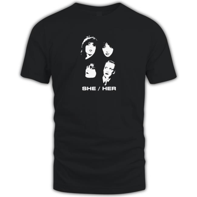 Official She her hers band portrait Sweatshirt