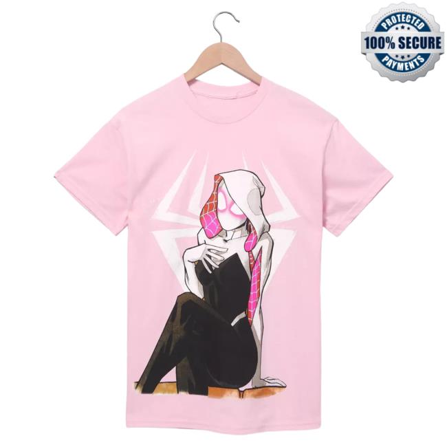 Official Box Lunch Merch Store Box Lunch Marvel Spider-Man Spider-Gwen Couples T Shirt BoxLunch Exclusive Box Lunch Apparel Clothing Shop