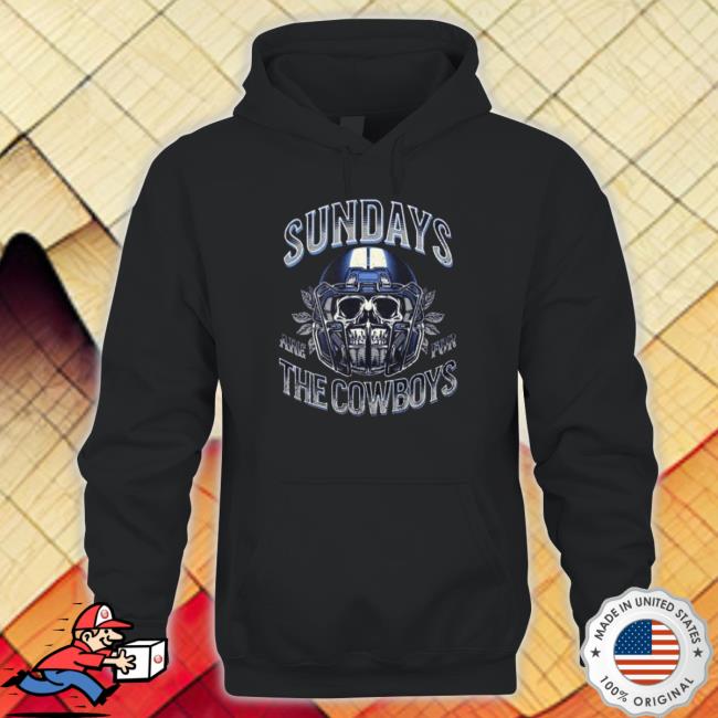 2023 Skull Sundays Are For The Cowboys Dallas Cowboys Football Tee