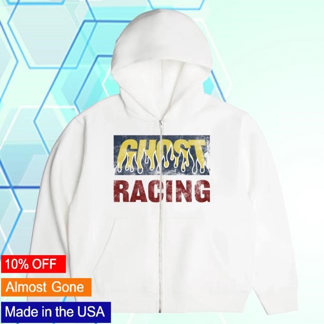 Official Ghost Racing Clothing Ghost Copycat Zip Up - White Hooded Sweatshirt