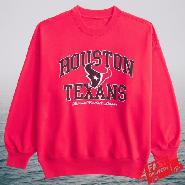 Official Abercrombie And Fitch Clothing Houston Texans Vintage Sunday Sweatshirts NFL by Abercrombie