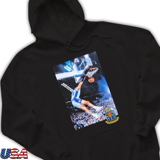Sean Stewart Wearing 1991 Final Four Indianapolis Ncaa Sweatshirts
