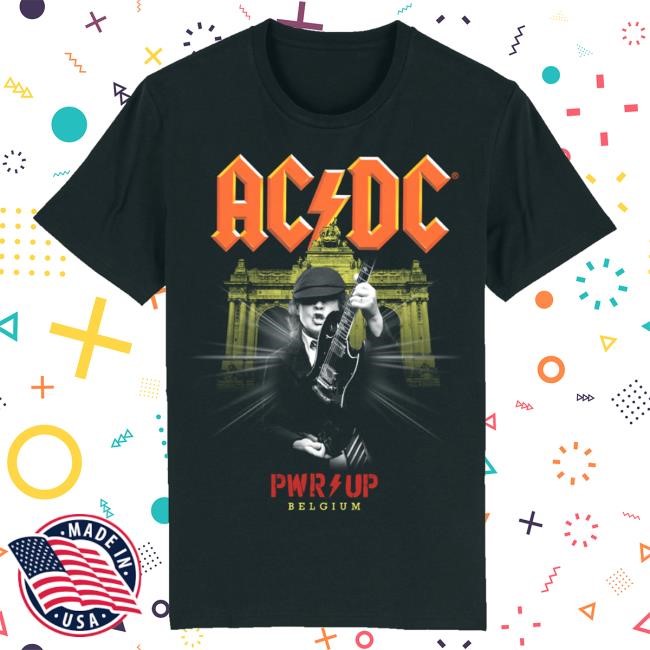 Official Ac Dc Merch Store AC/DC Dessel 2024 Event Shirt New Ac Dc Shop Acdc Clothing