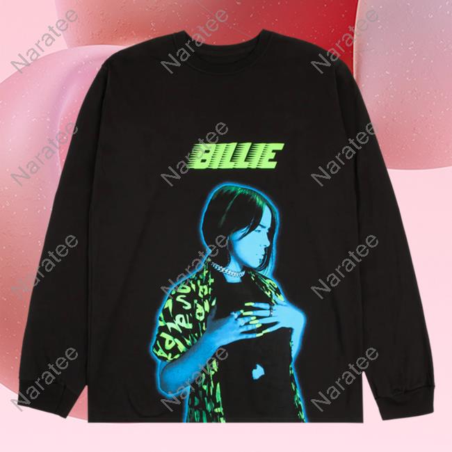 Official Billie Eilish Clothing Shop Store Neon Photo Sweatshirt Billieeilish Merch