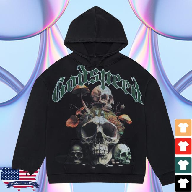 Official Godspeed Nyc Clothing Merch Microdose Crewneck Sweatshirt (Black)