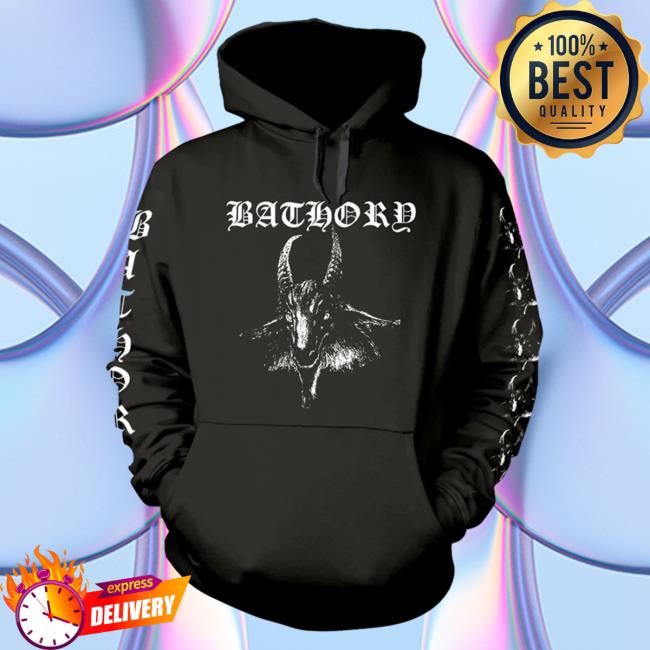 Official Night Shift Store Shop Bathory - Goat Pull Over Hoodie Nightshift Merch