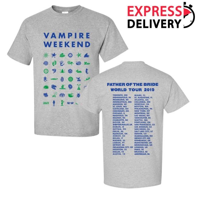 Official Vampire Weekend Merch Store Symbol Tour Tee