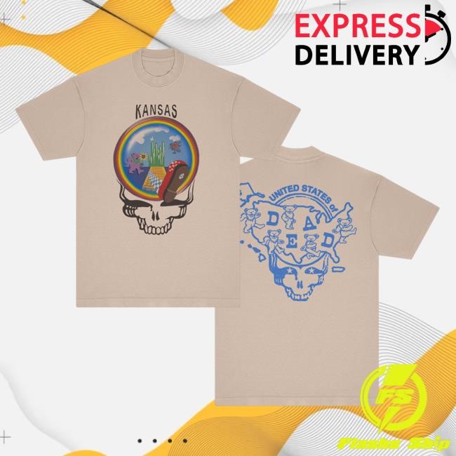 Kansas United Stated Of Dead New Tee | Grateful Dead Official Store