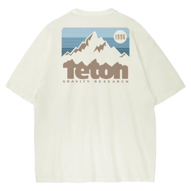 Official Teton Gravity '96 Badge Shirt 2.0 Ivory / Blue Teton Gravity Research
