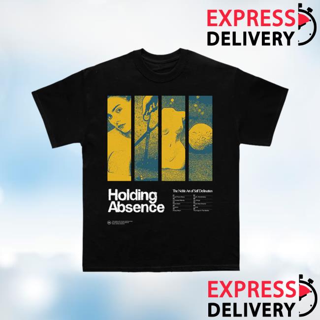 Official Holding Absence Merch Tracklist Black T-Shirt