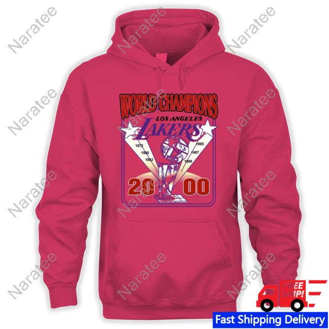 Pedro Pascal World Champions Los Angeles Lakers 2000 T-Shirt