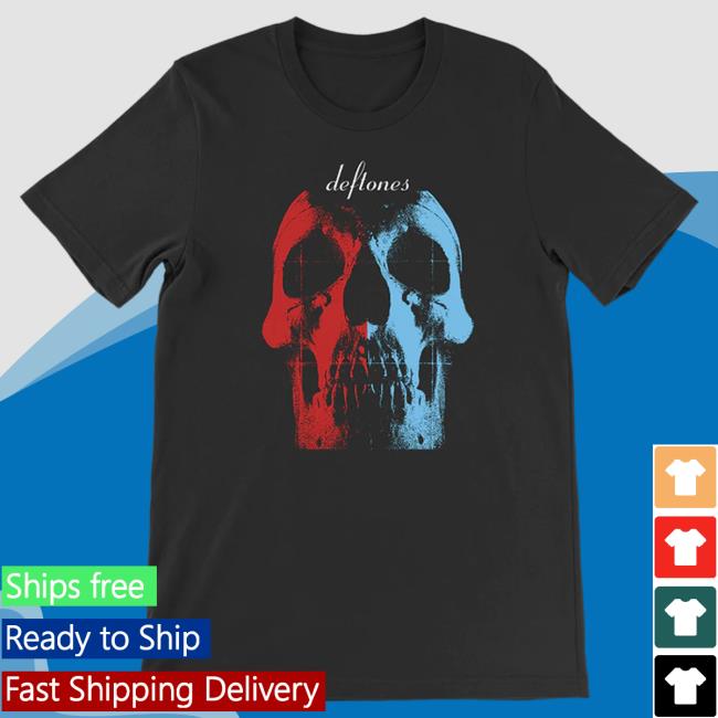 Official Deftones Merch Store Deftones Split Skull Logo Attractive Shirt Deftones Shop