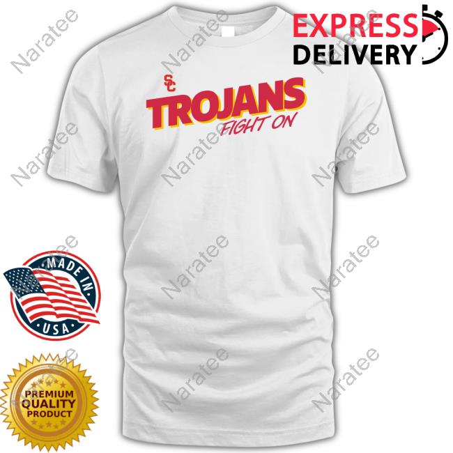Usc Trojans Fight On Tee Angeldavis