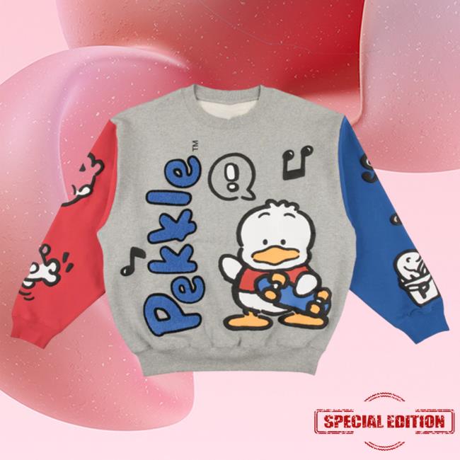 Official Sanrio Apparel Clothing Merch Store Shop Pekkle X Dumbgood Sweatshirt