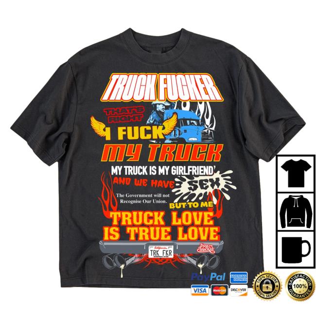 Official Shirtz Cool Cold Ones Merch Store The Trucker Collection Truck Fucker Shirt 2023 Black ColdOnes Shop