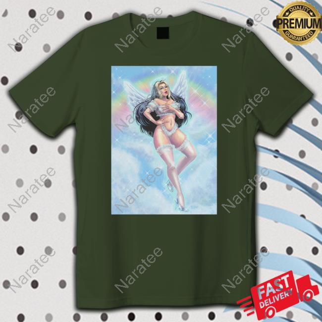 Slayyyter Merch Angel Sweatshirt Ms New Breasts