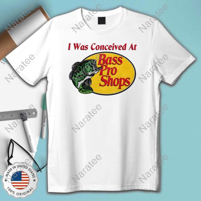Shitheadsteve Merch I Was Conceived At Bass Pro Shops Hooded Sweatshirt