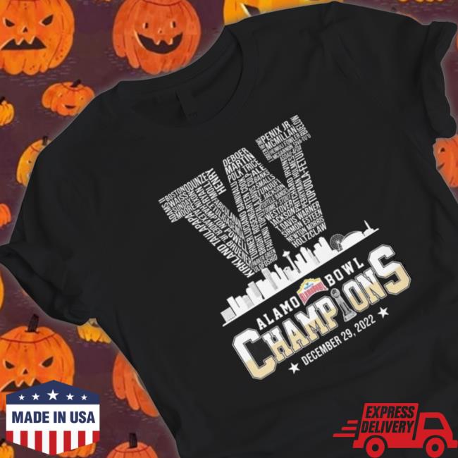Washington Huskies Team City Alamo Bowl Champions December 29 2022 Shirt
