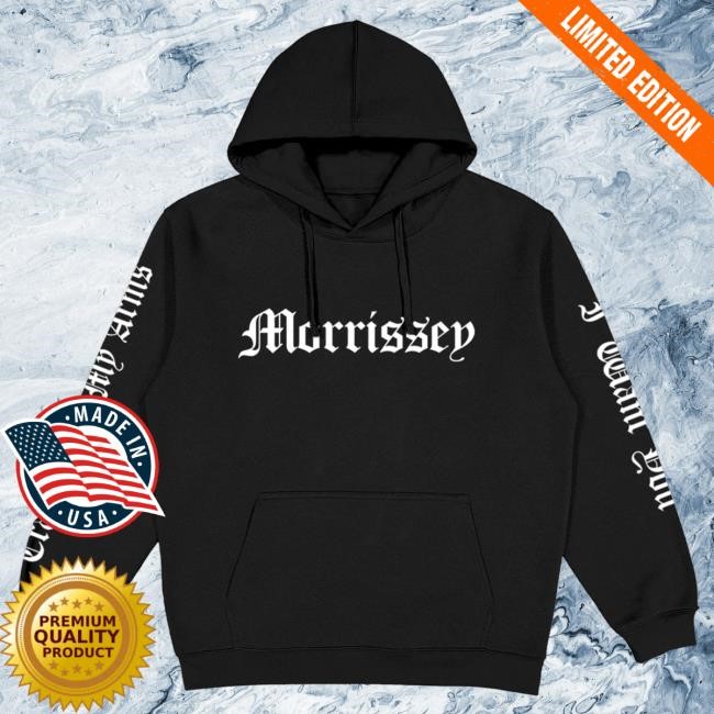 Mporium Crash Into My Arms Hood - Black Official Morrissey Merch Store Shop