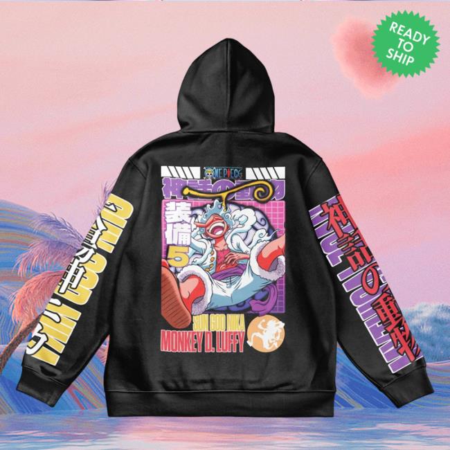 Official Anime Ape Clothing Gear 5Th Luffy V3 One Piece Streetwear AOP Shirt 3D All Over Print Animeape
