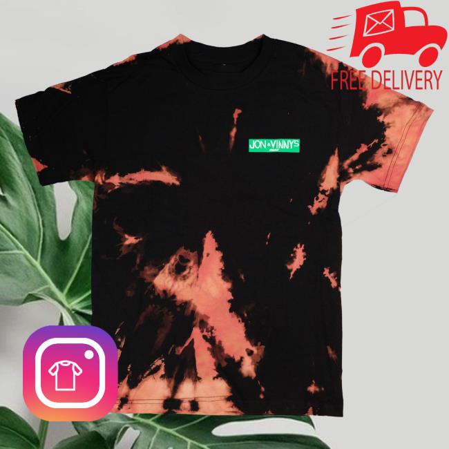 Jon And Vinny's Sign Tee Reverse Tie Dye Tshirt Jonandvinnys