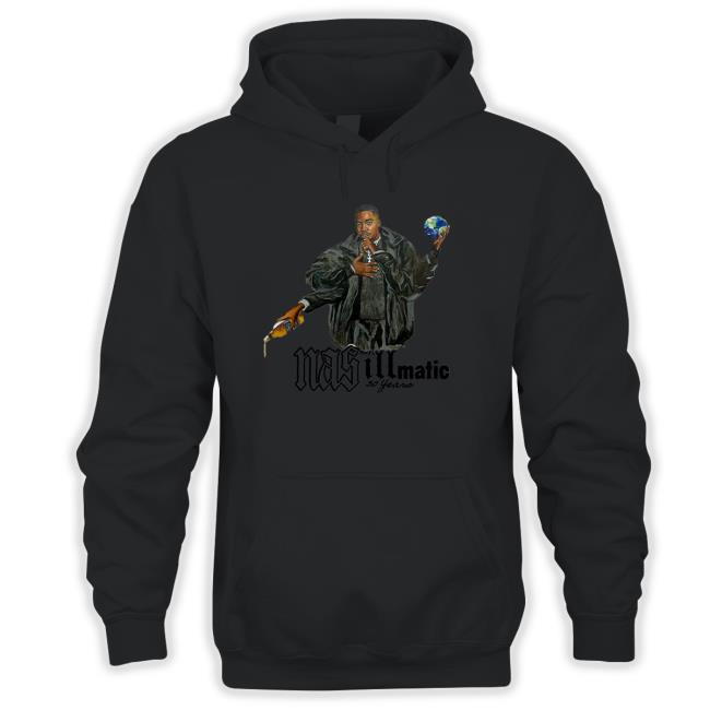 Nas Merch Store Nas 30 Years Of Illmatic Cement Tshirt