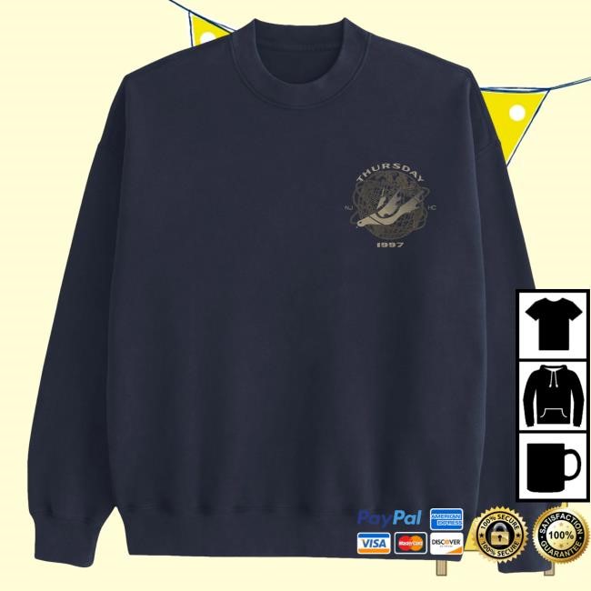 Official Thursday Band No War Crew Neck Thursday Merch
