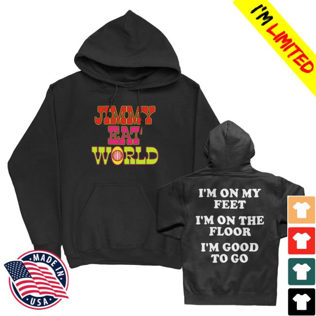 Official Jimmy Eat World Merch Good To Go Shirt New (Black)