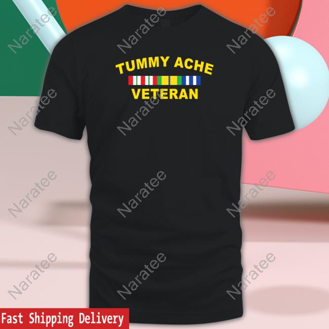 Official Shitheadsteve Merch Tummy Ache Veteran Tee